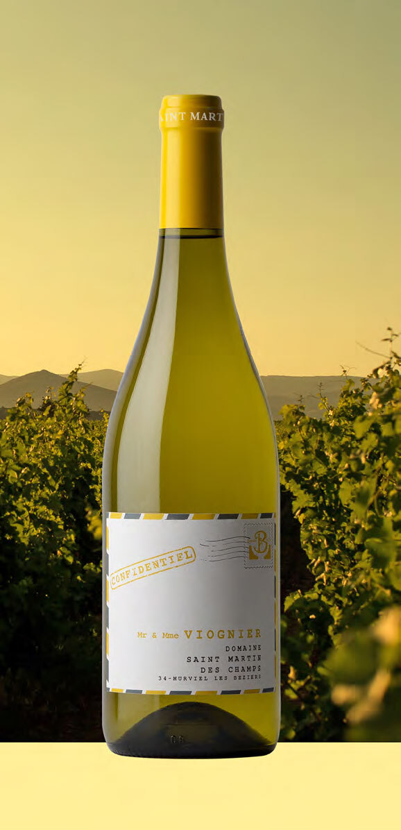 PGI Pays d'Oc white Viognier Confidentiel